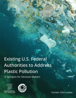 Existing U.S. Federal Authorities to Address Plastic Pollution (October 2024 Update) Cover Page - October 2024 Update